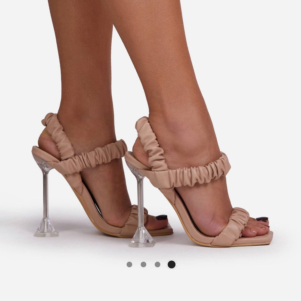 Ego x Maura Bute clear heel sandal